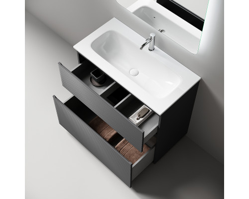 Тумба под раковину Sancos Folk Floor 90 FL90FGS цвет Grey soft