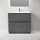 Тумба под раковину Sancos Folk Floor 90 FL90FGS цвет Grey soft