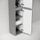 Шкаф пенал Sancos Folk Floor 35 PFL35FGS цвет Grey soft