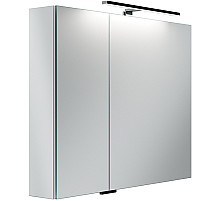 Зеркальный шкаф Sancos Hilton 100 Z1000 с подсветкой Серый