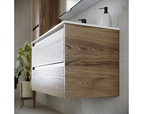 Santeh-Crystal.ru: Тумба под раковину Sancos Libra 60 LB60ECH подвесная Дуб чарльстон Купить Тумба под раковину Sancos Libra 60 LB60ECH подвесная Дуб чарльстон в магазине сантехники Santeh-Crystal.ru