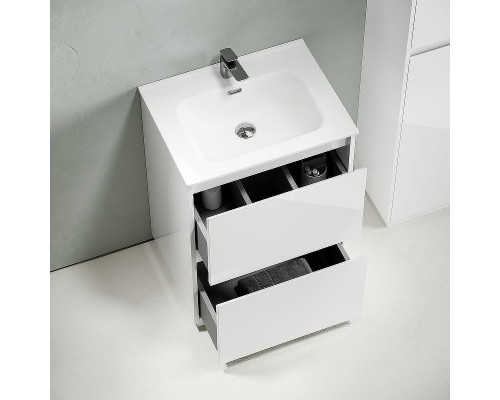 Тумба под раковину Sancos Libra Floor 60 LB60FW Белый глянец