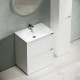 Тумба под раковину Sancos Libra Floor 70 LB70FW Белый глянец