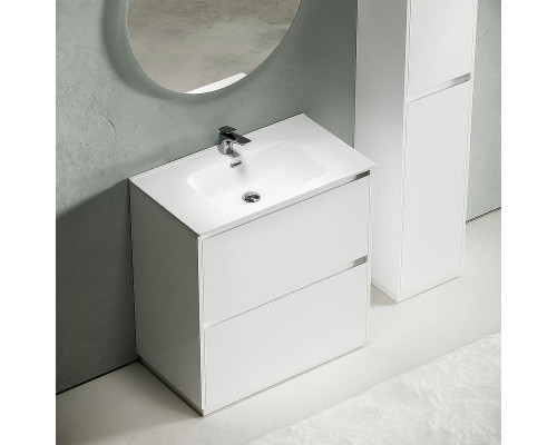 Тумба под раковину Sancos Libra Floor 80 LB80FW Белый глянец