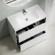 Тумба под раковину Sancos Libra Floor 90 LB90FW Белый глянец