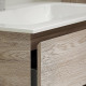 Тумба под раковину Sancos Marmi 1.0 100 L MR1.0100LEG подвесная Дуб галифакс натуральный