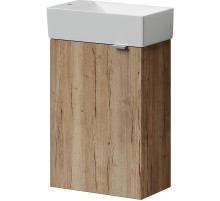Тумба под раковину Sancos Mini 37 L MN35EGL подвесная Дуб Галифакс натуральный