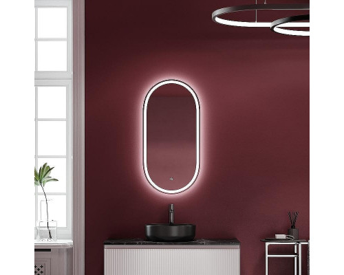 Зеркало Sancos Oval 45 OV45F с подсветкой с сенсорным выключателем и диммером