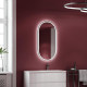 Зеркало Sancos Oval 55 OV55F с подсветкой с сенсорным выключателем и диммером