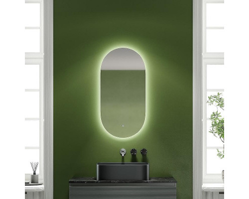 Зеркало Sancos Oval 45 OV45C с подсветкой с сенсорным выключателем и диммером