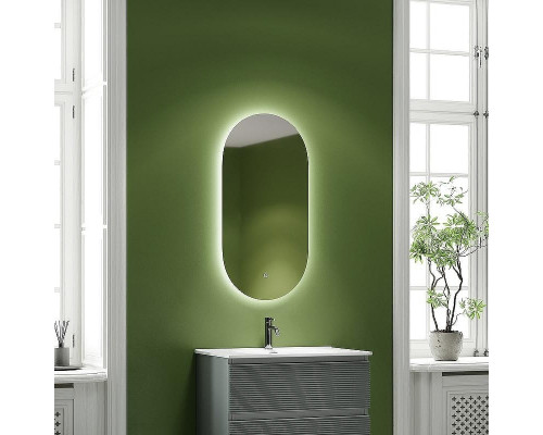 Зеркало Sancos Oval 55 OV55C с подсветкой с сенсорным выключателем и диммером