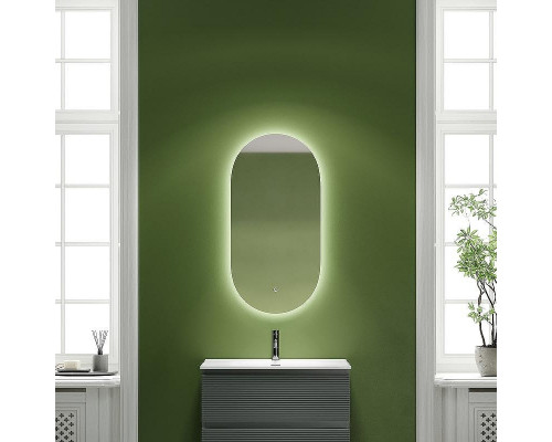 Зеркало Sancos Oval 55 OV55C с подсветкой с сенсорным выключателем и диммером
