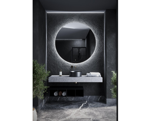 Зеркало Sancos Sfera 120 SF1201 с подсветкой с бесконтактным выключателем и диммером