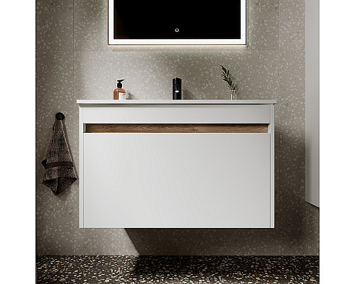 Santeh-Crystal.ru: Тумба под раковину Sancos Smart 80 SM80W подвесная Белый глянец Купить Тумба под раковину Sancos Smart 80 SM80W подвесная Белый глянец в магазине сантехники Santeh-Crystal.ru