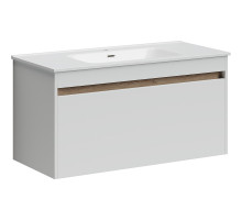 Тумба под раковину Sancos Smart 100 SM100W подвесная Белый глянец