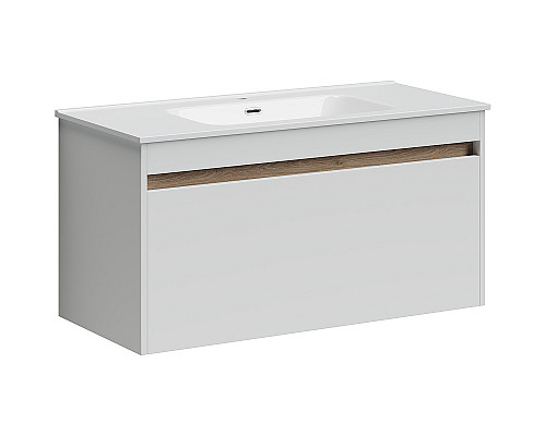 Santeh-Crystal.ru: Тумба под раковину Sancos Smart 100 SM100W подвесная Белый глянец Заказать Тумба под раковину Sancos Smart 100 SM100W подвесная Белый глянец в магазине сантехники Santeh-Crystal.ru