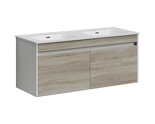 Santeh-Crystal.ru: Тумба под раковину Sancos Smart 120 SM120-2E подвесная Дуб Бардолино Белая Заказать Тумба под раковину Sancos Smart 120 SM120-2E подвесная Дуб Бардолино Белая в магазине сантехники Santeh-Crystal.ru