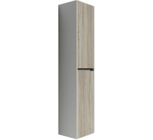 Шкаф пенал Sancos Smart 35 PSM35E подвесной Дуб Бардолино Белый