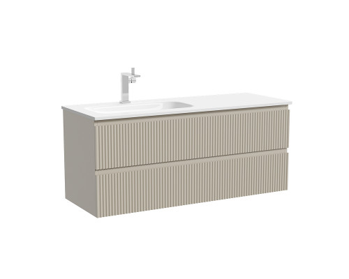 Тумба под раковину Sancos Snob R 120 L SNR120LCE подвесная цвет Beige Soft