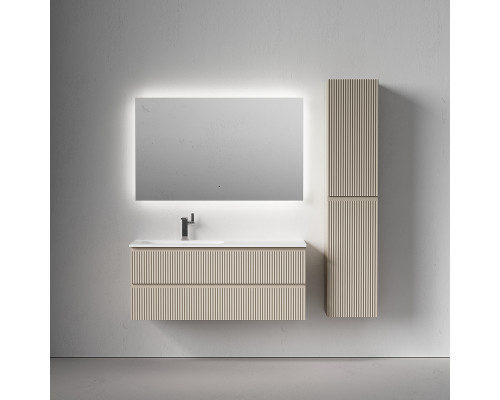 Тумба под раковину Sancos Snob R 120 L SNR120LCE подвесная цвет Beige Soft