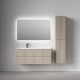 Тумба под раковину Sancos Snob R 120 L SNR120LCE подвесная цвет Beige Soft