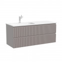 Тумба под раковину Sancos Snob R 120 L SNR120LSM подвесная цвет Doha Soft