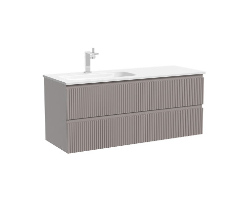 Тумба под раковину Sancos Snob R 120 L SNR120LSM подвесная цвет Doha Soft