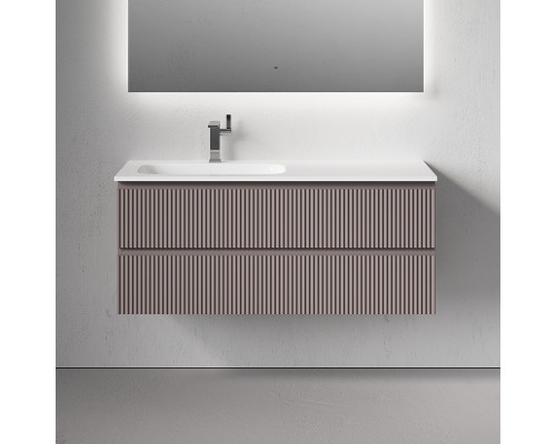 Тумба под раковину Sancos Snob R 120 L SNR120LSM подвесная цвет Doha Soft