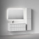 Тумба под раковину Sancos Snob R 120 L SNR120LW подвесная цвет Bianco