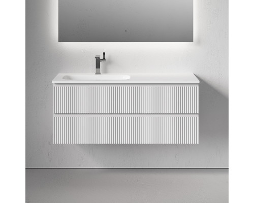 Тумба под раковину Sancos Snob R 120 L SNR120LW подвесная цвет Bianco