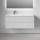 Тумба под раковину Sancos Snob R 120 L SNR120LW подвесная цвет Bianco