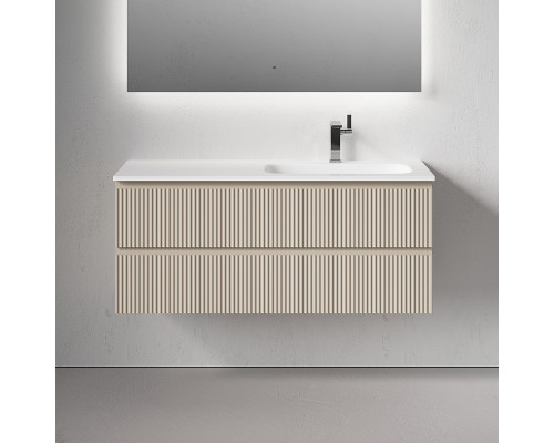 Тумба под раковину Sancos Snob R 120 R SNR120RCE подвесная цвет Beige Soft