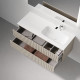 Тумба под раковину Sancos Snob R 120 R SNR120RCE подвесная цвет Beige Soft