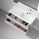 Тумба под раковину Sancos Snob R 120 R SNR120RW подвесная цвет Bianco