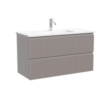 Тумба под раковину Sancos Snob R 100 SNR100/39SM подвесная цвет Doha Soft