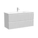 Тумба под раковину Sancos Snob R 100 SNR100/39W подвесная цвет Bianco