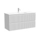 Тумба под раковину Sancos Snob R 100 SNR100/39W подвесная цвет Bianco