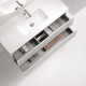 Тумба под раковину Sancos Snob R 100 SNR100/39W подвесная цвет Bianco