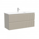 Тумба под раковину Sancos Snob R 100 SNR100/39CE подвесная цвет Beige Soft