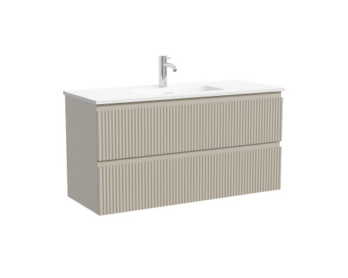 Тумба под раковину Sancos Snob R 100 SNR100/39CE подвесная цвет Beige Soft
