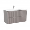 Тумба под раковину Sancos Snob R 90 SNR90/39SM подвесная цвет Doha Soft