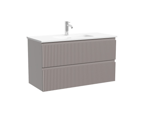 Тумба под раковину Sancos Snob R 90 SNR90/39SM подвесная цвет Doha Soft