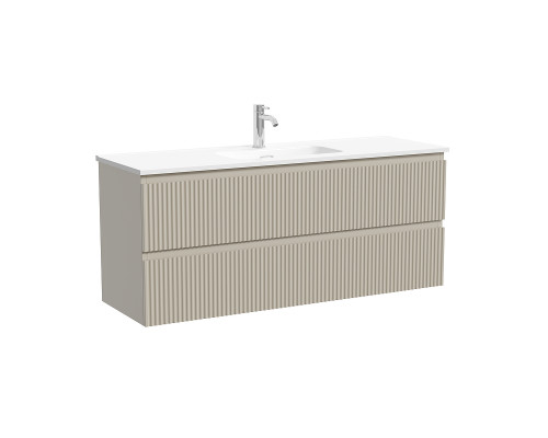 Тумба под раковину Sancos Snob R 120 SNR120/39CE подвесная цвет Beige Soft