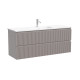 Тумба под раковину Sancos Snob R 120 SNR120/39SM подвесная цвет Doha Soft