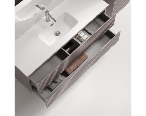 Тумба под раковину Sancos Snob R 120 SNR120/39SM подвесная цвет Doha Soft