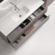 Тумба под раковину Sancos Snob R 120 SNR120/39SM подвесная цвет Doha Soft