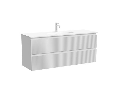 Тумба под раковину Sancos Snob R 120 SNR120/39W подвесная цвет Bianco
