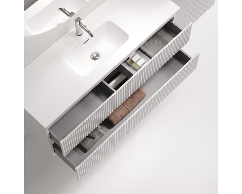 Тумба под раковину Sancos Snob R 120 SNR120/39W подвесная цвет Bianco