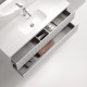 Тумба под раковину Sancos Snob R 120 SNR120/39W подвесная цвет Bianco
