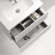 Тумба под раковину Sancos Snob R 60 SNR60/39W подвесная цвет Bianco